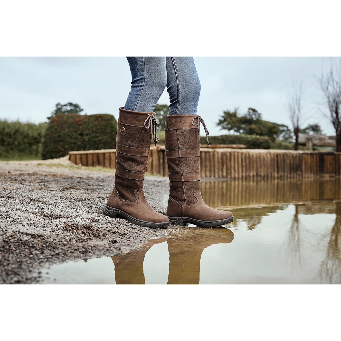 Dublin Damen River Boots Iii - Dunkelbraun